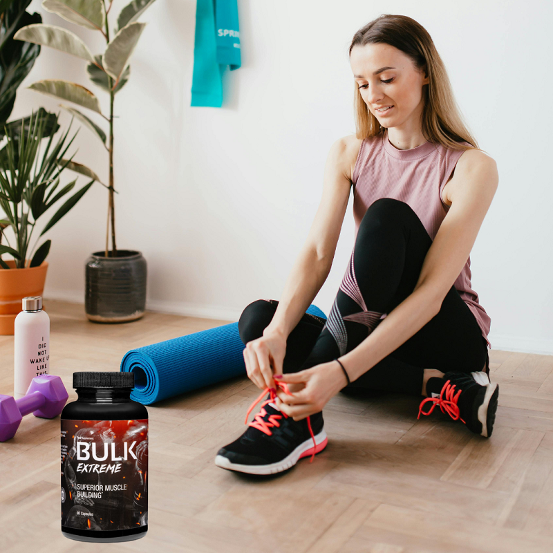 A lady getting set for her fitness exercise routine img